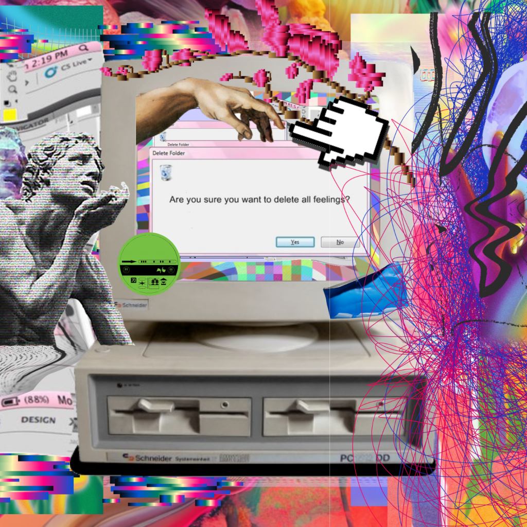 LyssaGal Header Computer vaporwave explosion