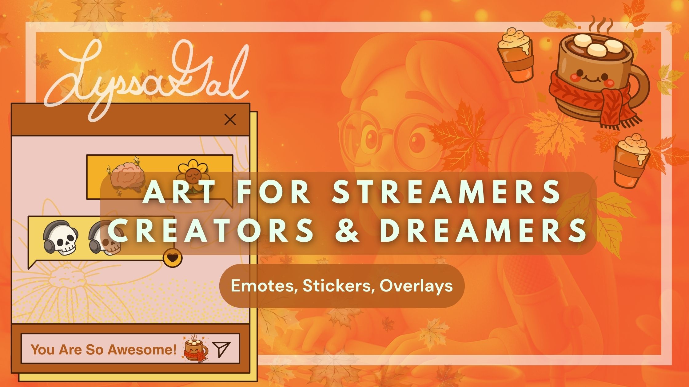 LyssaGal banner artwork